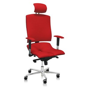 ASANA Seating Ergonomická kancelárska stolička Asana Architect Farba čalúnenia: Eko koža Červená 582