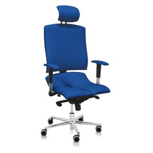 ASANA Seating Ergonomická kancelárska stolička Asana Architect Farba čalúnenia: Eko koža Modrá 567
