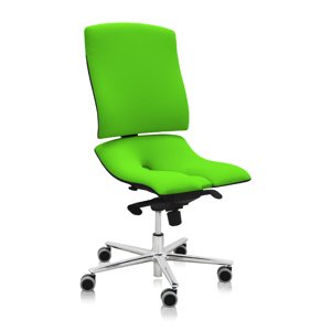ASANA Seating Ergonomická kancelárska stolička Asana Steel Standard Farba čalúnenia: Látka Atlantic Zelená 68099, Opierky rúk: bez opierok