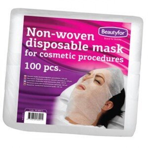 Beautyfor jednorazová maska z netkanej textílie (100 ks)