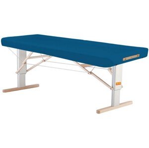 Prenosný elektrický masážny stôl Clap Tzu Linea Ayurveda Farba: PU - azúrová (azure), Doplnky: sieťové napájanie