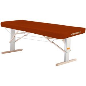 Prenosný elektrický masážny stôl Clap Tzu Linea Ayurveda Farba: PU - mandarinková (mandarine), Doplnky: sieťové napájanie