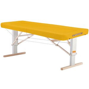 Prenosný elektrický masážny stôl Clap Tzu Linea Ayurveda Farba: PU - žltá (sun), Doplnky: sieťové napájanie + vstavané elektrické vyhrievanie