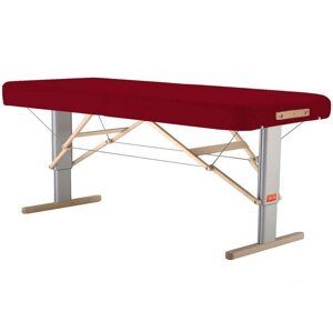Prenosný elektrický masážny stôl Clap Tzu Linea Physio Farba: PU - vínová (wine red), Rozmery: 192x65cm, Doplnky: sieťové napájanie