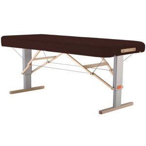 Prenosný elektrický masážny stôl Clap Tzu Linea Physio Farba: PU - čokoládová (chocolate), Rozmery: 192x75cm, Doplnky: akumulátorové napájanie