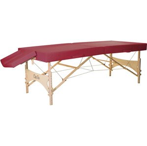 Skladací masážny stôl Clap Tzu Ayurveda Set Farba: bordová (rosso)