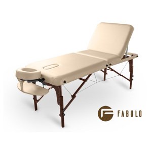 Skladací masážny stôl Fabulo DIABLO Plus Set Farba: krémová
