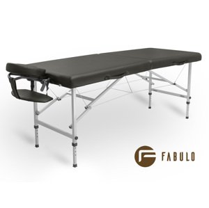 Skladací masážny stôl Fabulo FERRO Set Farba: čierna