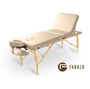 Skladací masážny stôl Fabulo GURU Plus Set Farba: čokoládová