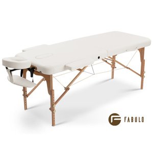 Skladací masážny stôl Fabulo UNO Set Farba: biela