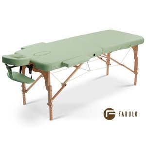 Skladací masážny stôl Fabulo UNO Set Farba: bledozelená
