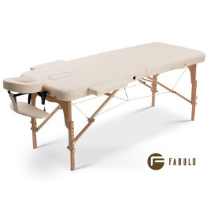 Skladací masážny stôl Fabulo UNO Set Farba: krémová