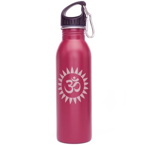 Cestovná fľaša so slamkou Bodhi  z nehrdzavejúcej ocele Motív: OM Sun