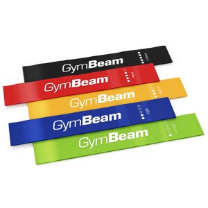 Posilňovacie gumy GymBeam Resistance 5 Set