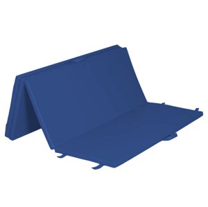 Skladací matrac HABYS® štvordielny Farba: tmavo modrá (#12) - Vinyl Flex, Rozmery: 200 x 120 x 3 cm