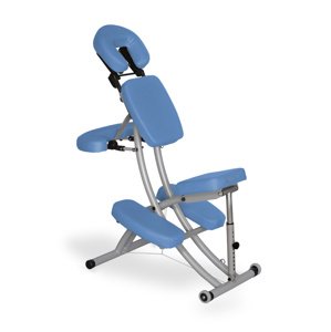 Masážna stolička HABYS® Prestige-Reh Farba: modrá (#23) - Vinyl Flex, Regulácia výšky: teleskopická