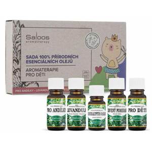 Saloos aromaterapia pre deti - sada 100% prírodných éterických olejov