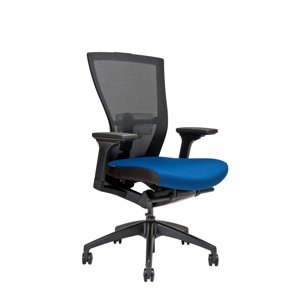 Ergonomická kancelárska stolička OfficePro Merens Farba: modrá, Opierka hlavy: bez opierky