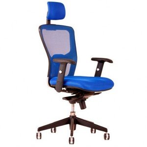 Ergonomická kancelárska stolička OfficePro Dike Farba: modrá, Opierka hlavy: s opierkou