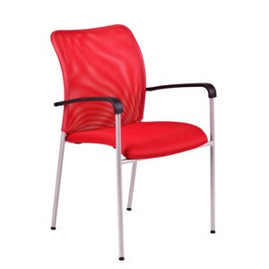Ergonomická rokovacia stolička OfficePro Triton Gray Farba: červená