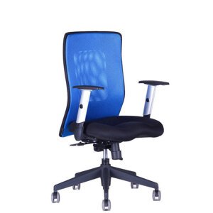 Ergonomická kancelárska stolička OfficePro Calypso XL Farba: modrá, Opierka hlavy: bez opierky