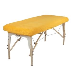 Froté napínacia plachta Wuwei WellTouch na masážny stôl Farba: žltá, Veľkosť: S/M