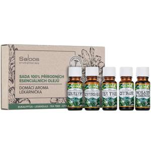Saloos domáca aroma lekárnička - sada 100% prírodných esenciálnych olejov