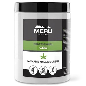 Regeneračný masážny krém Meru CBD Cannabis Cream Objem: 1000 ml
