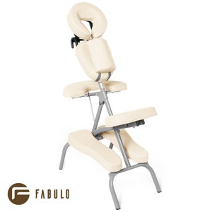 Masážna stolička Fabulo Kinley Farba: krémová