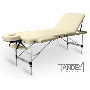 Skladací masážny stôl TANDEM Basic ALU-3 Farba: krémová