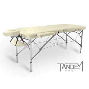Skladací masážny stôl TANDEM Profi A2D Farba: krémová