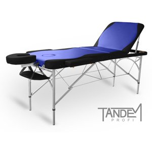 Skladací masážny stôl TANDEM Profi A3D Duo Farba: modro-čierna