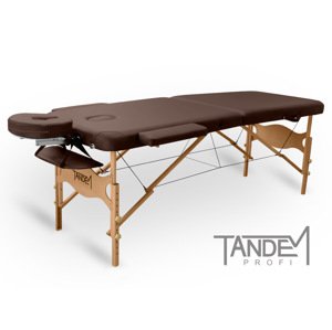 Skladací masážny stôl TANDEM Profi W2D Farba: čokoládová