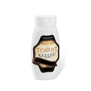 TOMFIT prírodný rastlinný masážny olej - mandľový Objem: 250 ml