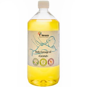 Telový masážny olej Verana Kokos Objem: 1000 ml
