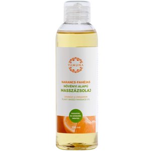 Yamuna rastlinný masážny olej - Pomaranč-Škorica Objem: 250 ml