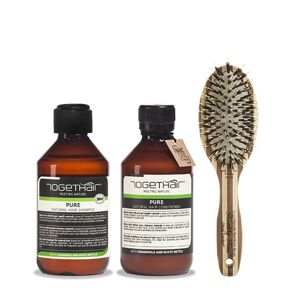 Togethair Vianočný balík  Pure - Šampón + kondicionér + OG Bamboo Touch