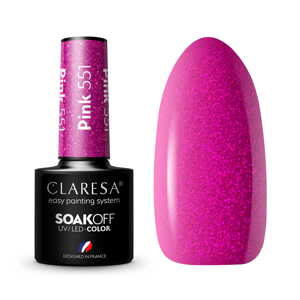 Gél lak CLARESA® Pink 551 5ml