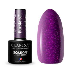 Gél lak CLARESA® Purple 631 5ml
