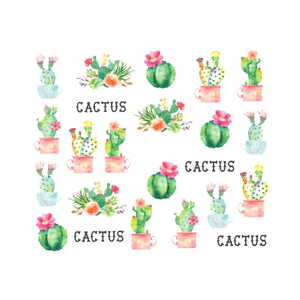 Vodolepka na nechty - Kaktus