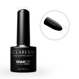 Gél lak CLARESA® Black 900 5ml