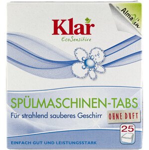 KLAR Tablety do umývačky riadu 25 ks