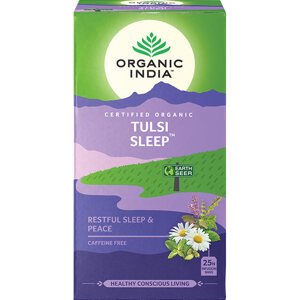 Organic India Tulsi Sleep, porciovaný čaj, 25 vreciek