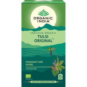 Organic India Tulsi Original, porciovaný čaj, 25 vreciek