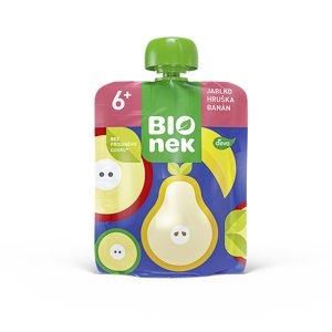 Deva Príkrm pre deti 6M+ Jablko Hruška Banán bez pridaného cukru BIO 90g